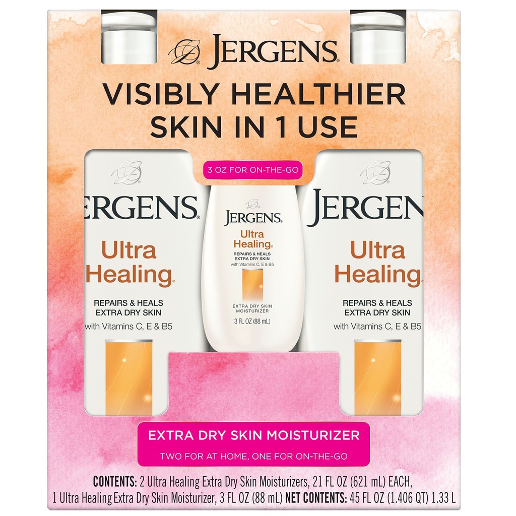 Jergens's Pack | Skin Feels 2X More Hydrated | Extra Dry Skin Moisturizer