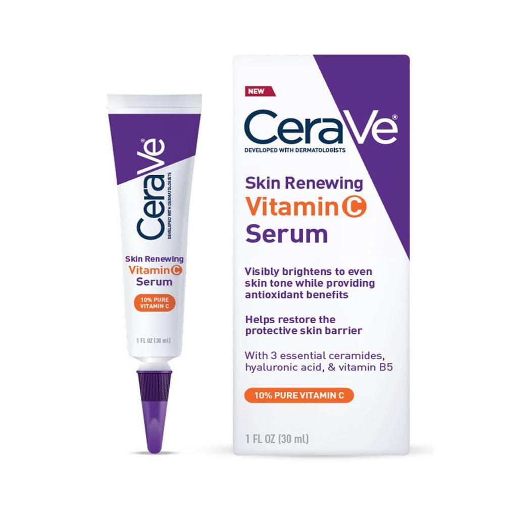 CeraVe Sking Renewing Vitamin C Serum | With 3 essential ceramides, hyaluronic acid, & vitamin B5 30ml