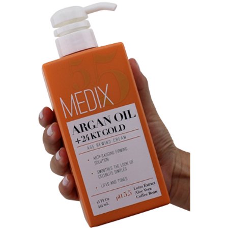 Medix5.5  ARGAN OIL+VITAMIN E Dryness Relief 15 Fl oz 444ml