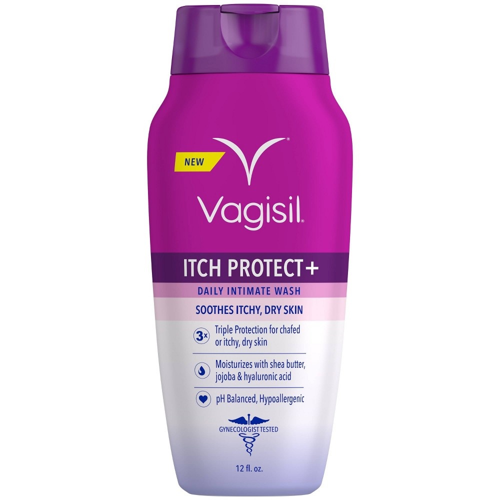 Vagisil ITCH PROTECT+ Daily cream wash 12 fl.oz.