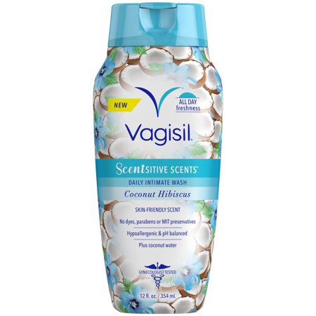 Vagisil Scentsitive scents coconut hibiscus 12fl.oz.354ml
