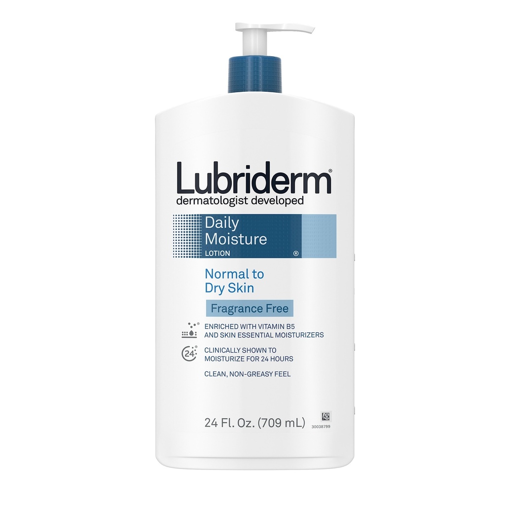 Lubriderm Dermatologist Developed | Daily Moisture Lotion All skin types (709ml)