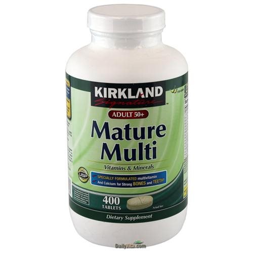 KIRKLAND Signature Mature Multi | Vitamins & Minerals (400 tablets)
