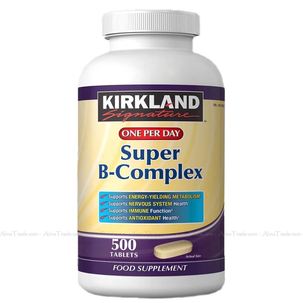 Kirkland Signature Super B-Complex with Electrolytes  500 Tablets