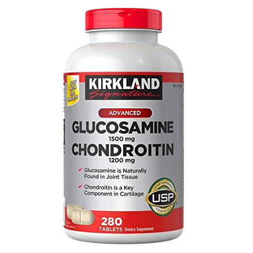 KIRKLAND Signature Glucosamine 1500mg + Chondroitin 1200mg (280 tablets)