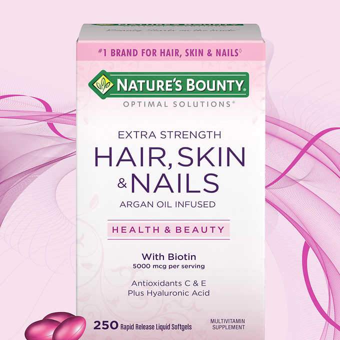 Hair, Skin & Nails SoftGels 5000 mcg Biotin (250)