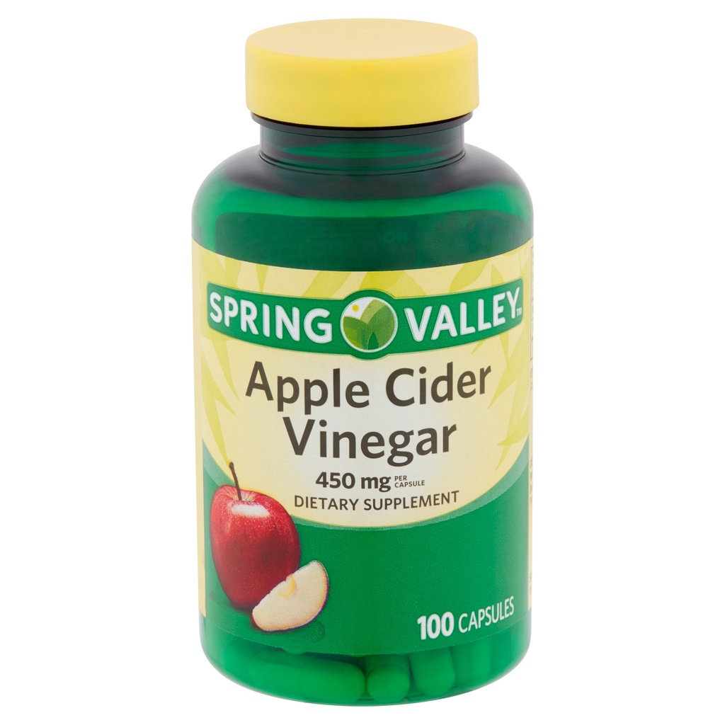 Spring valley apple cider vinegar   450mg