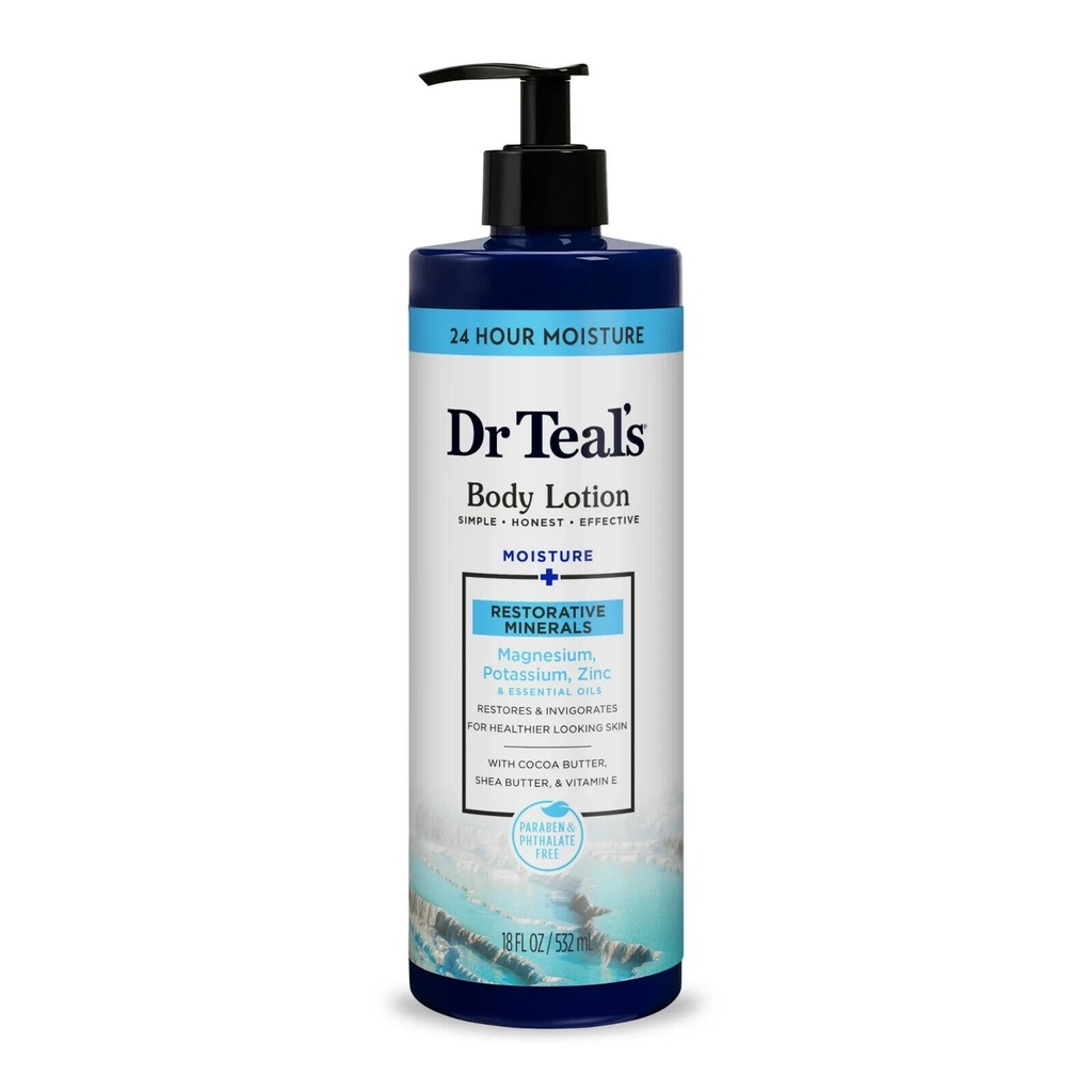 Dr Teal's Body Lotion Magnesium, Potassium, Zinc & Essential Oils 532ml
