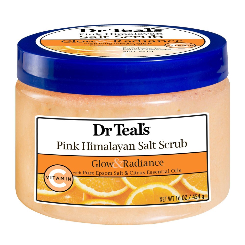 Dr Teal's Pink Himalayan Salt Scrup | Glow & Radiance