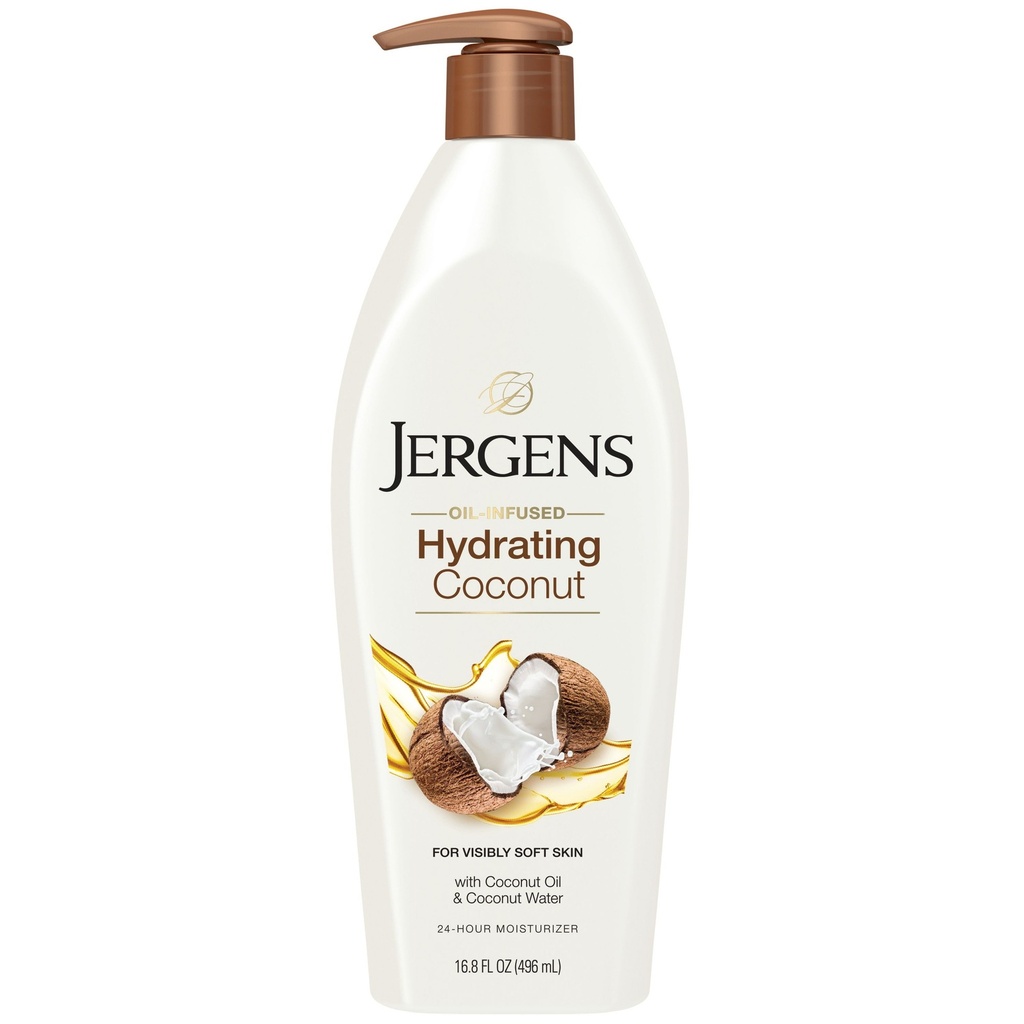 Jergens Oil Infused Hydrating Coconut With Coconut Oil & Coconut Water 496ml
